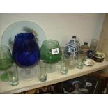 A quantity glass ware