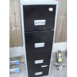 A 4 drawer filing cabinet