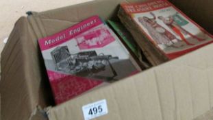A box of magazines including engineering