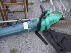 A leaf blower