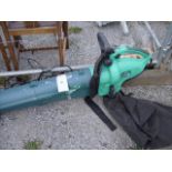 A leaf blower