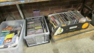 3 large boxes of CD's