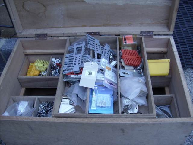 A tool box with contents