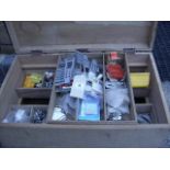 A tool box with contents