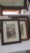 9 framed and glazed Victorian prints