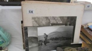 A quantity of vintage photographs etc