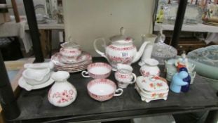 A mixed lot of china including German