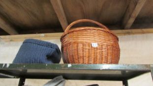 A mixed lot of basket ware
