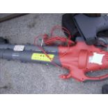 A leaf blower