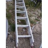 An aluminium ladder