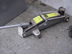 A trolley jack