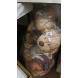 A bag of soft toys