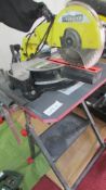 A sliding mitre saw