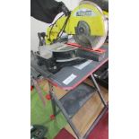 A sliding mitre saw