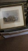 A box of good framed and glazed engravings