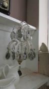 A small chandelier