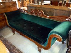 William IV style double end chaise settee