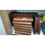 20 volumes of The works of Charles Dickens,