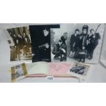 An autograph book of signed photographs from the 1960's including Gerry and the Pacemakers,