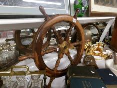 A ship's wheel