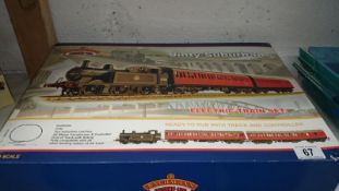A boxed bachman '00' Jinty suburban train set (completeness not checked)