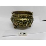 A 19th century Oriental brass pot