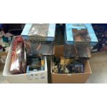 A collection of Lord of the Rings toys and collectibles