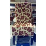 Leaf upholstered hall chair