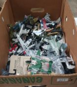A box of mainly diecast aircraft models