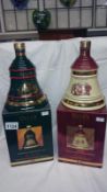 2 boxed Wade Bell's whisky bells,