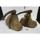 A pair of early 19th century Spanish colonial stirrups