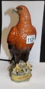 A Beswick Golden Eagle whisky decanter