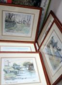 5 Yorkshire Dale prints after Geoffrey Cowton