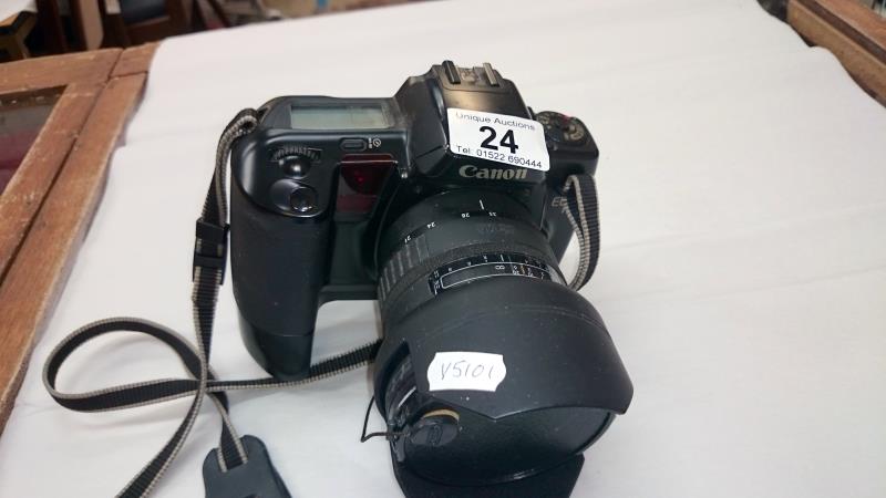 A Canon EOS 10 camera