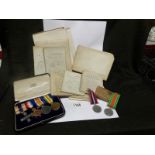 A set of WW1 and WW2 medals awarded to Lieut. A.C.