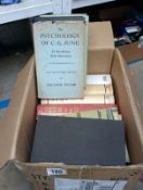 Box of medical books