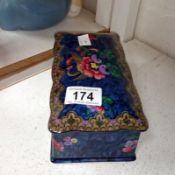 Losal ware oblong trinket box