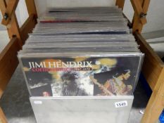 Approx. 100 LP's from 60's/70's/80's inc. Hendrix, The Who. Eric Clapton, Rolling Stones, etc.