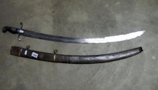 A 19c sabre in sheath