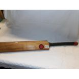 A signed cricket bat