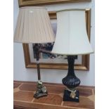 2 table lamps