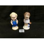 2 Shelley limited edition figures being Lillibet and Li'l Bill