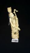 An ivory figurine (repaired)