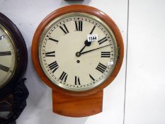 A Fusee drop dial wall clock
