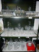 A good collection of over 90 pieces of Royal Brierley Gainsborough design crystal glassware inc.
