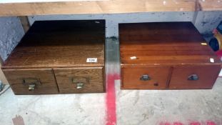 2 x 2 drawer filing boxes