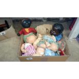 Box of old toys and dolls a/f