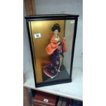 A cased Japanese 'Geisha' doll