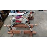 1950's wooden rocking horse