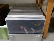A box of approx. 100 LP's inc. rock, prog. rock, folk etc.